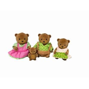 Li’l Woodzeez Healthnuggle Family: Mom Dad Daughter & Baby Toy Figures